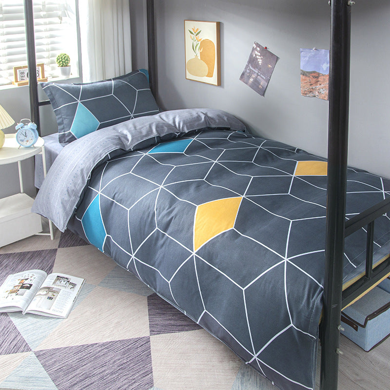 Children's Playful Striped Bedding Set