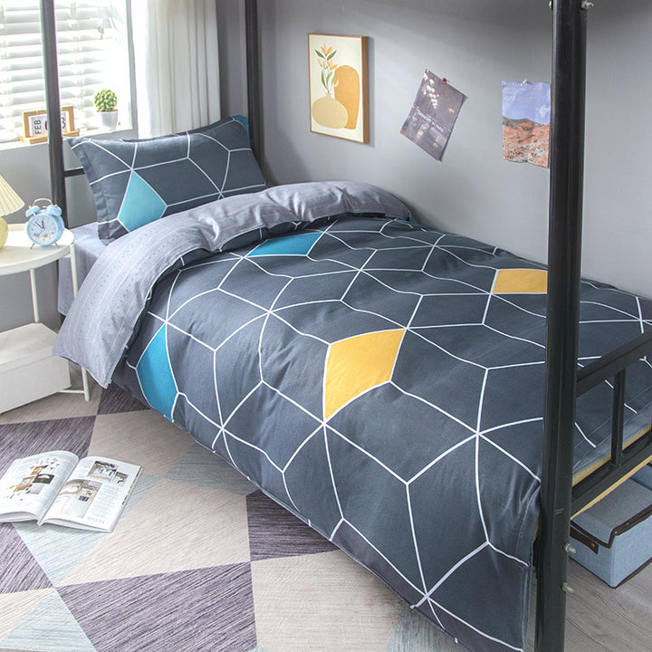 Children's Playful Striped Bedding Set