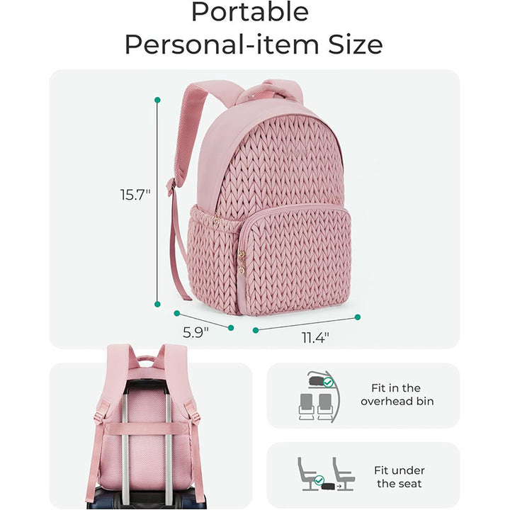 Fashionable backpack with braided structure Stornfield