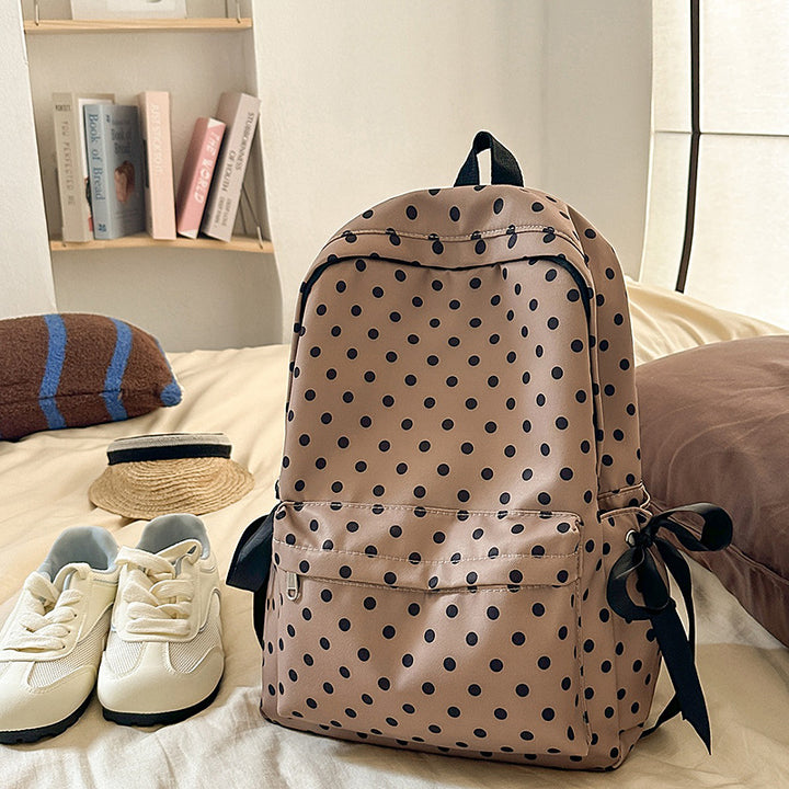 Fun Polka Dot Casual Backpack Stornfield