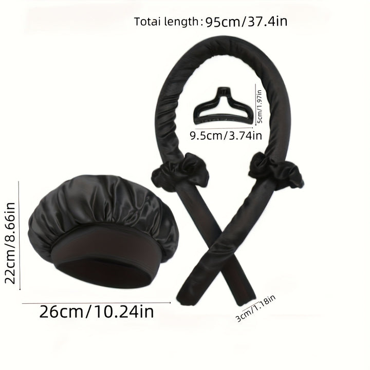 Satin Hair Curling Set