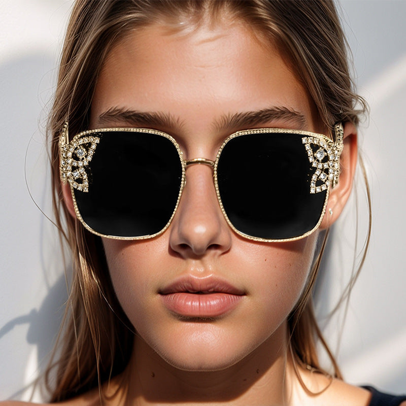 Ladies extravagant glasses with sparkling accents Stornfield