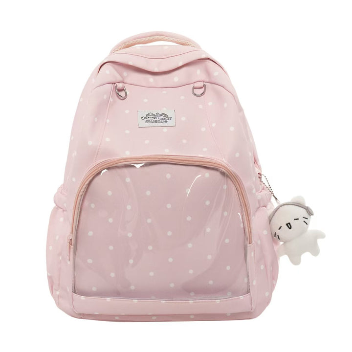 Polka Dot Patterned School Backpack Stornfield