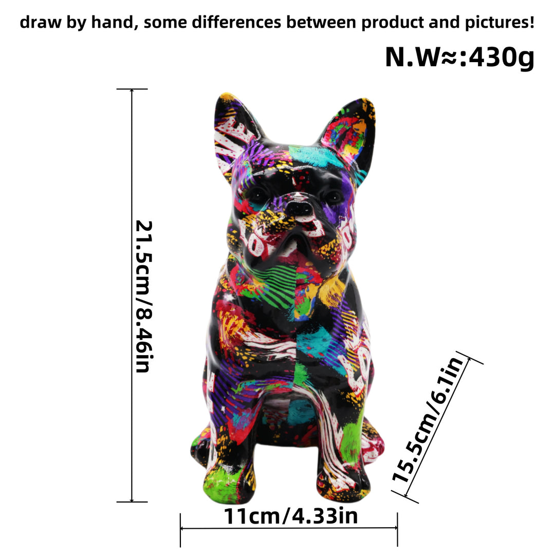 Artistically designed bulldog figure Stornfield
