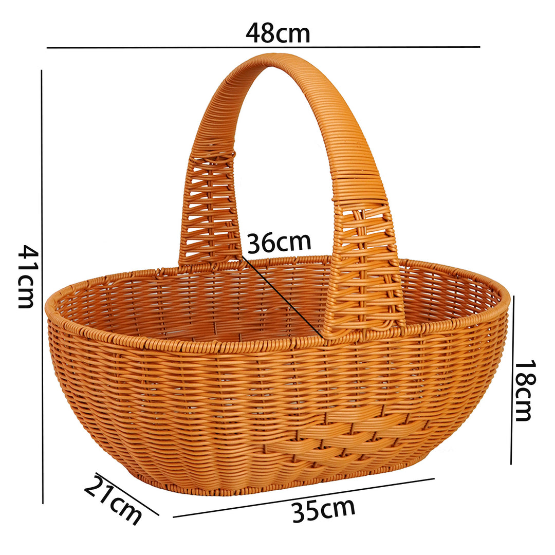 Large Woven Garden Picnic Basket Stornfield