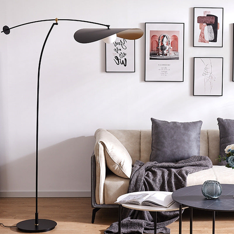 Modern Arc Floor Lamp with Adjustable Height