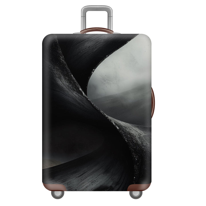 Unisex nan robust hard-shell suitcase with artistic face portrait print and 360° wheels Stornfield