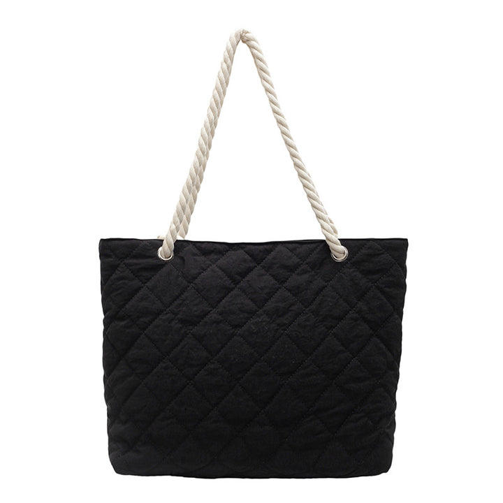 Quilted Beach Tote Bag