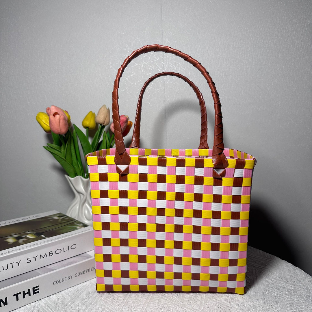 Braided handbag with sturdy handles Stornfield