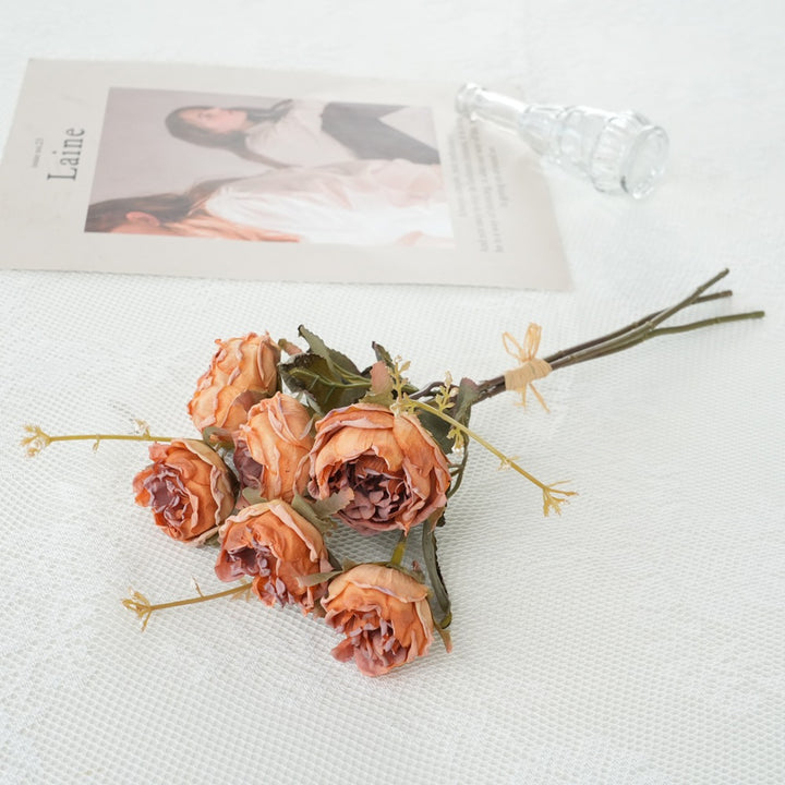 Faux Floral Rose Bouquet