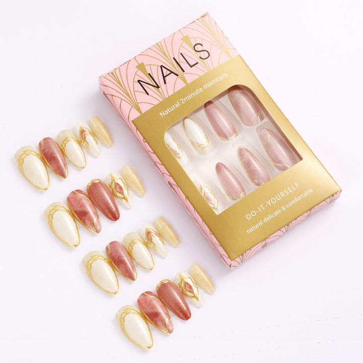 Acrylic nails in modern layered look Stornfield
