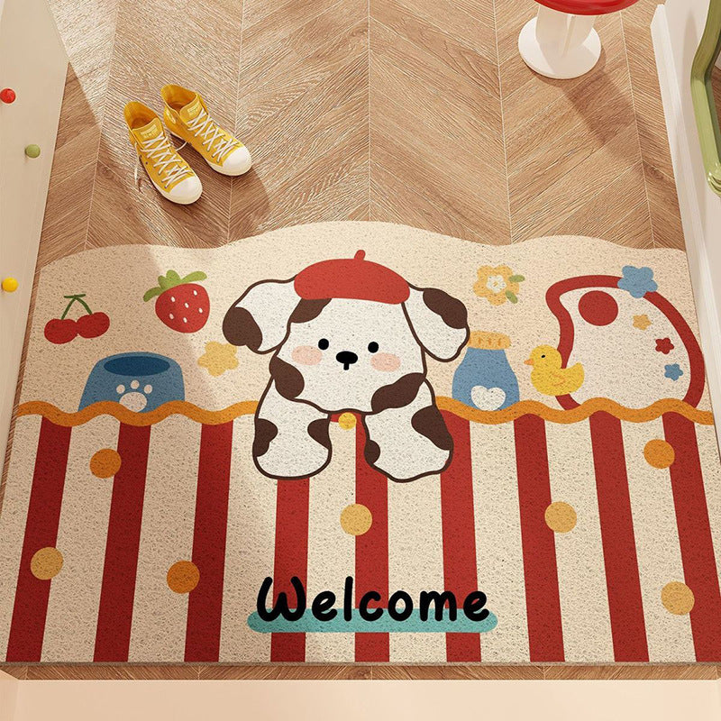 Playful Cartoon Entrance Mat