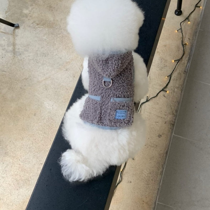 Plush Sherpa Dog Harness Vest