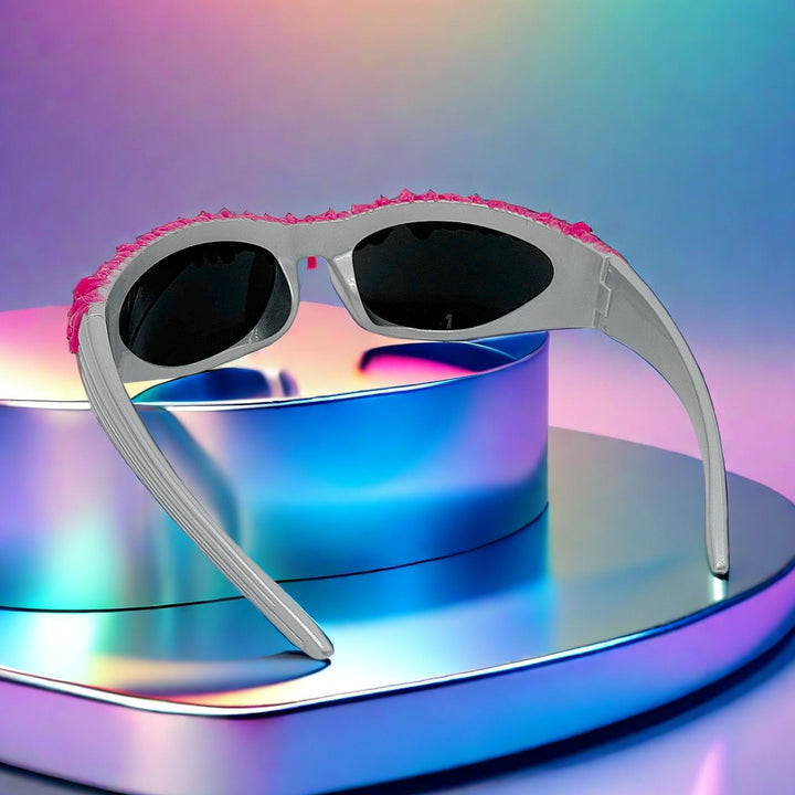 Women's trendy sunglasses with creative liquid frame Stornfield