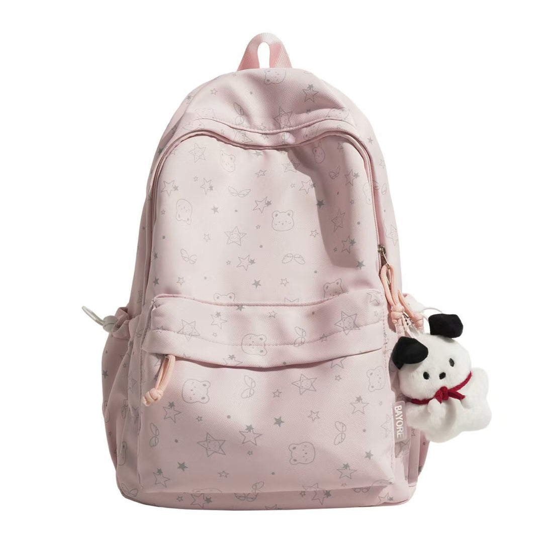 Backpack with Charming Animal and Star Pattern Stornfield