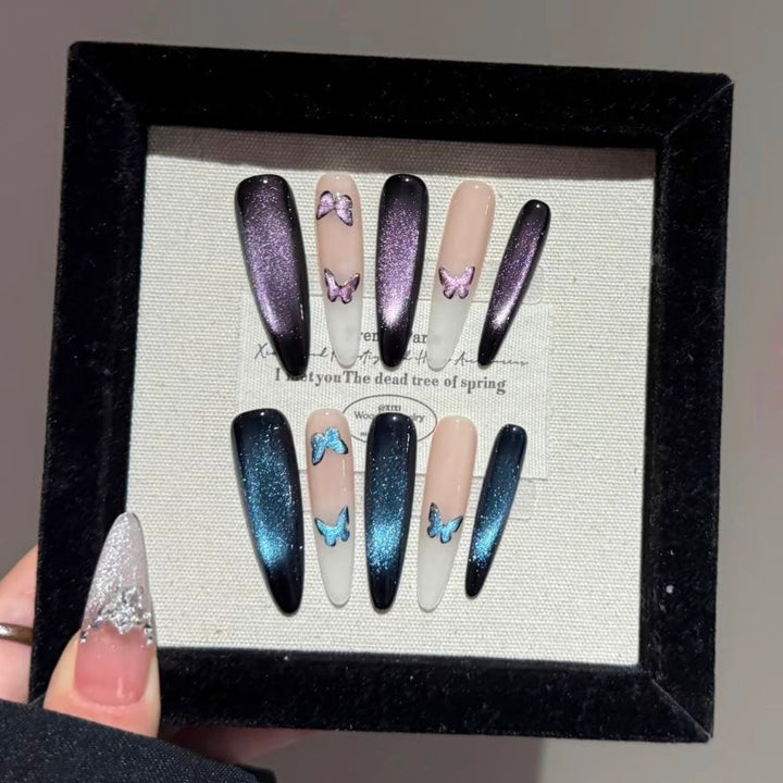 Artistic Long Stiletto Nail Enhancements Stornfield