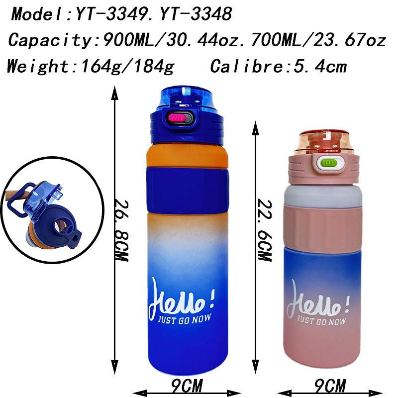 Ladies versatile drinking bottle with innovative flip lid Stornfield