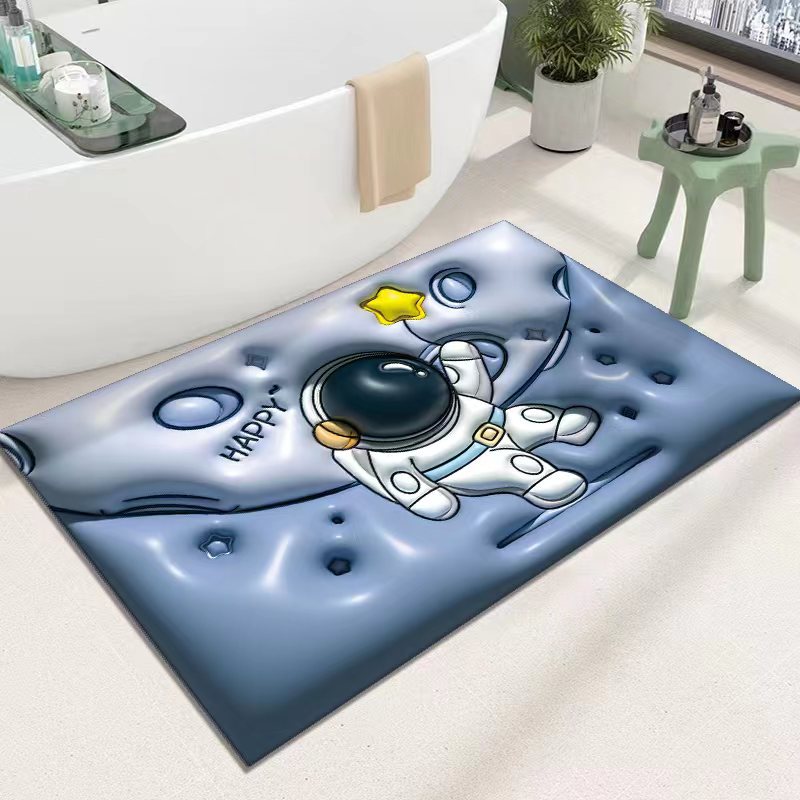 Cute Cartoon Cat Shape Bath Mat Stornfield