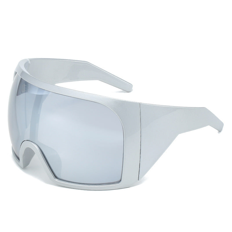 Oversized Shield Sunglasses with Enhanced UV Protection Stornfield