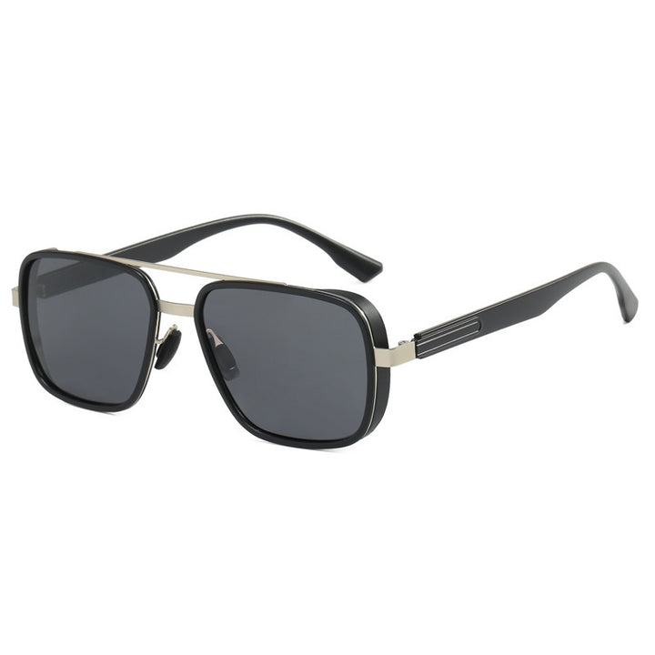 Ladies elegant square sunglasses with high-quality metal frame Stornfield