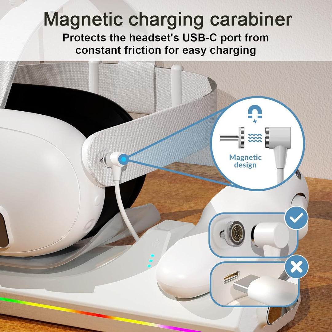 VR-Headset-Charging Station with Rgb Lighting Stornfield
