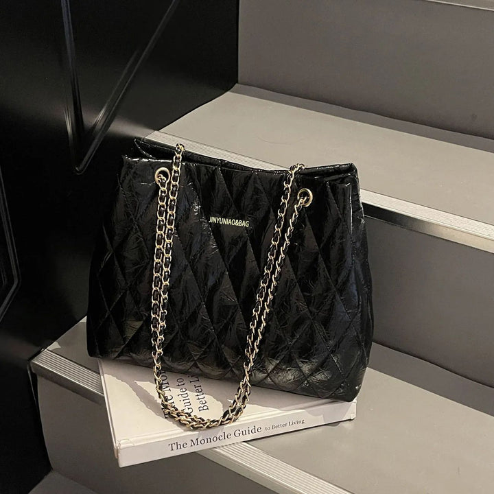 Quilted Chain-Handle Handbag Stornfield