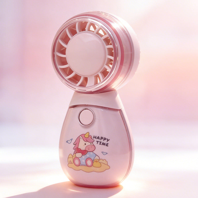 Portable Cartoon-Themed Personal Cooling Fan Stornfield