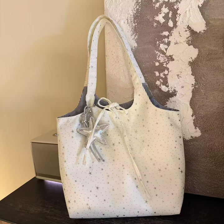 Tote bag with playful star pattern Stornfield