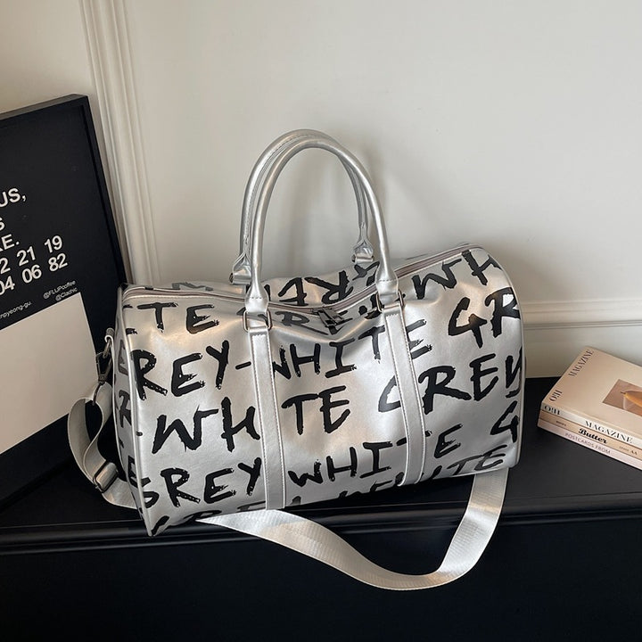 Stylish Graphic Print Duffle Bag Stornfield