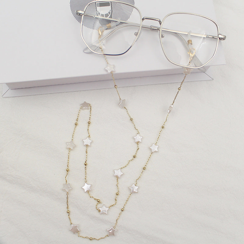 Star-Embellished Eyewear Chain Stornfield
