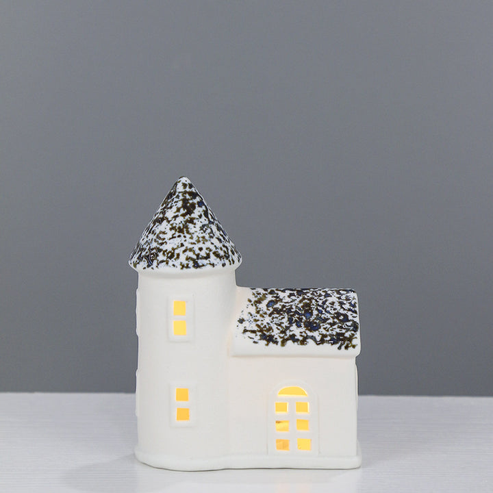 Decorative Ceramic House Lantern Stornfeild 1790310186
