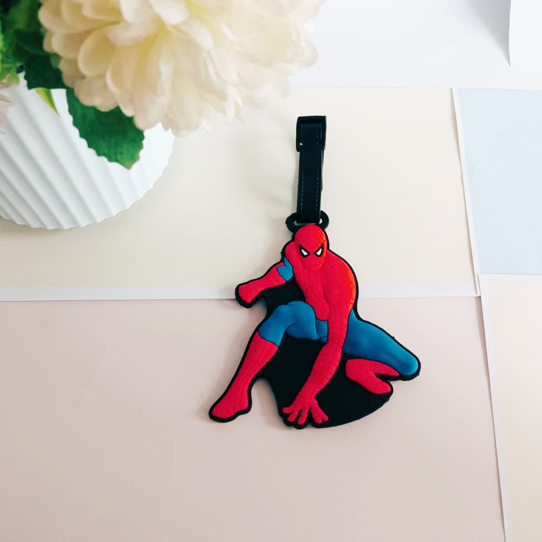 Unisex Silicone Superhero-Themed Luggage Tag Stornfield