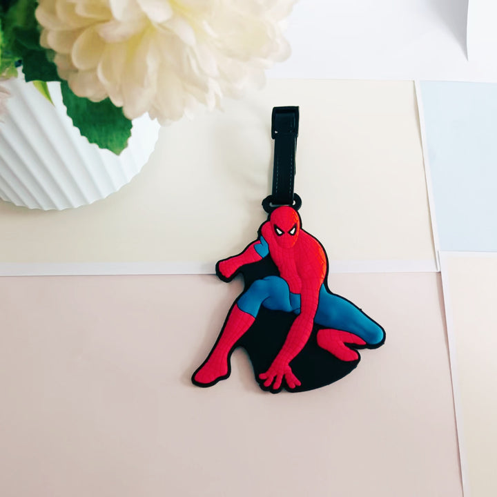 Unisex Silicone Superhero-Themed Luggage Tag Stornfield