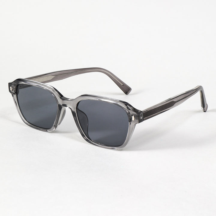 Women's rectangular sunglasses with trendy transparent frame Stornfield
