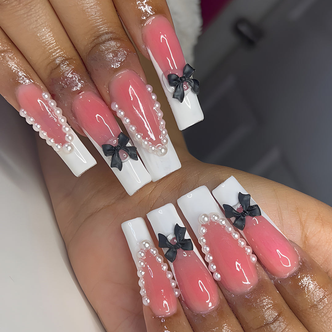 Decorative Long Press-On Nail Art Stornfield