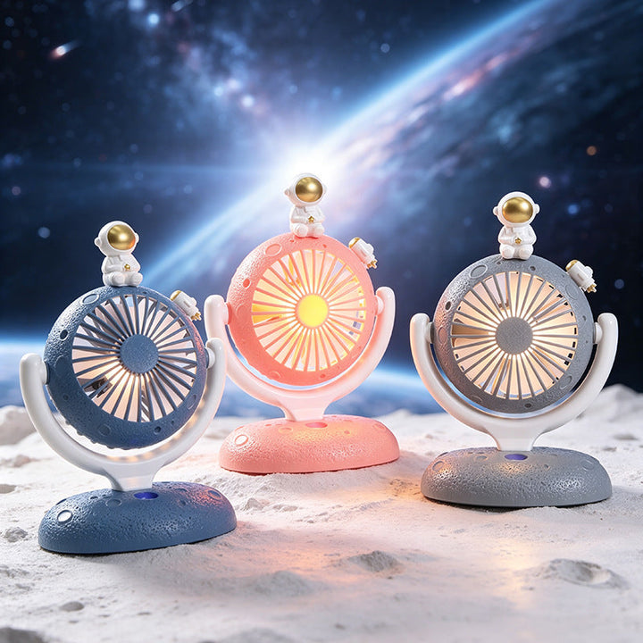Women's Portable Design Fan with LED Lighting Stornfield