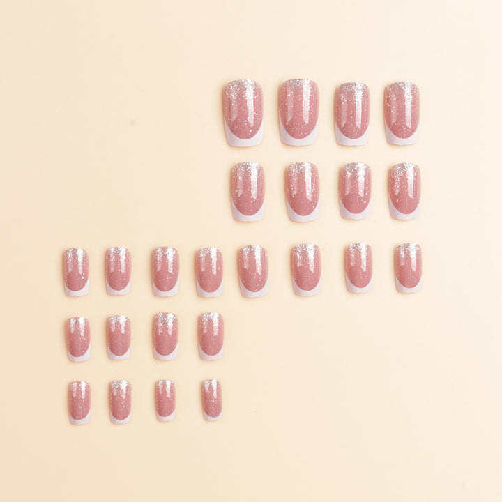 Elegant Glitter Ombre Press-On Nail Tips Stornfield