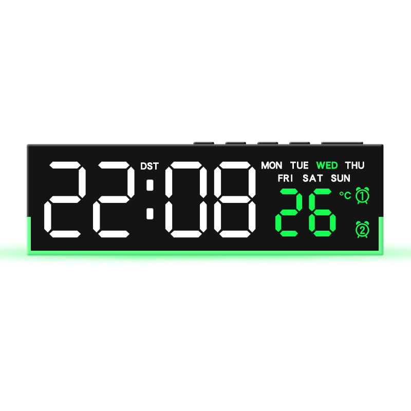 Digital Multifuntional LED Alarm Clock with Temperature and Weekday Display Stornfield