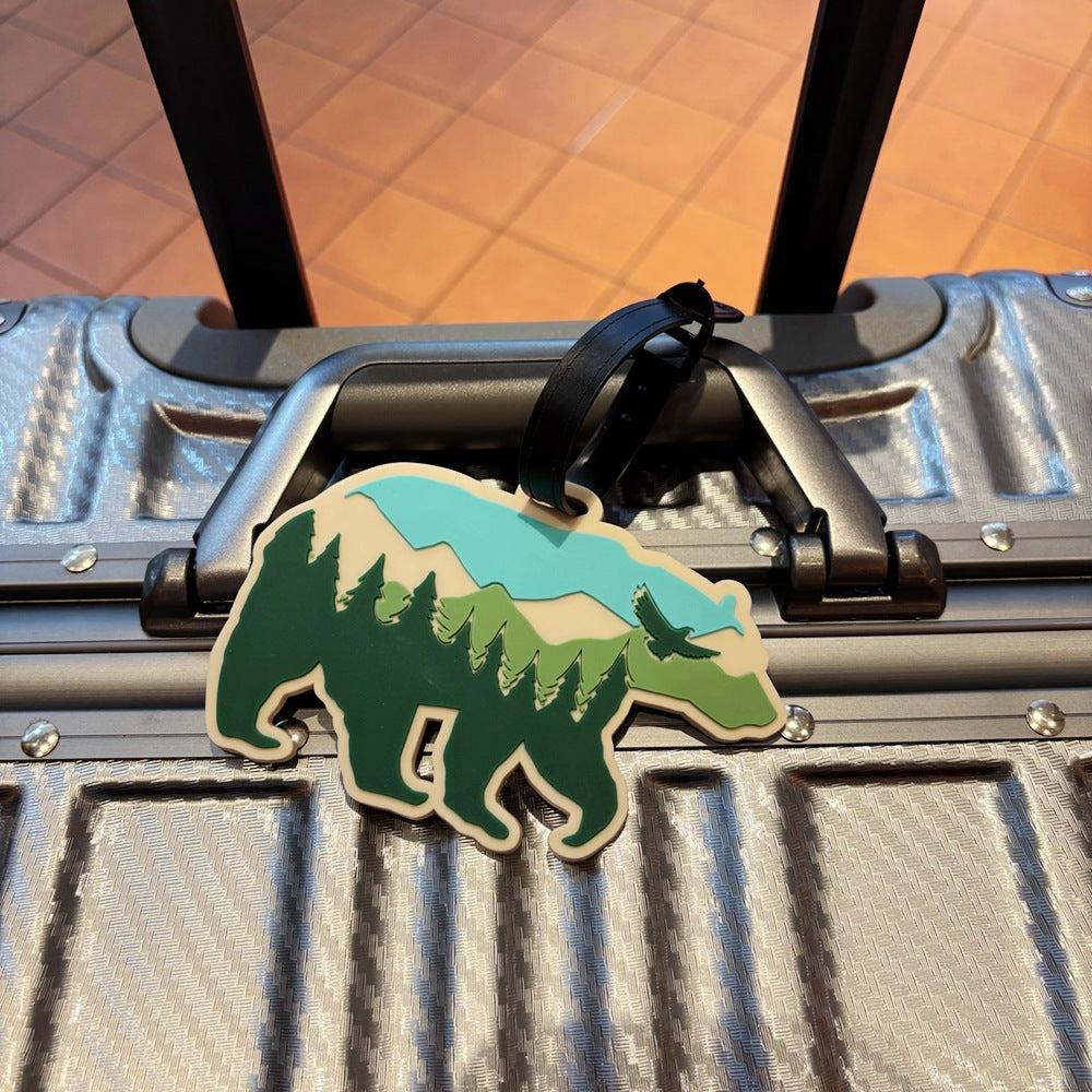 Mountain Adventure-Themed Luggage Tag Stornfield