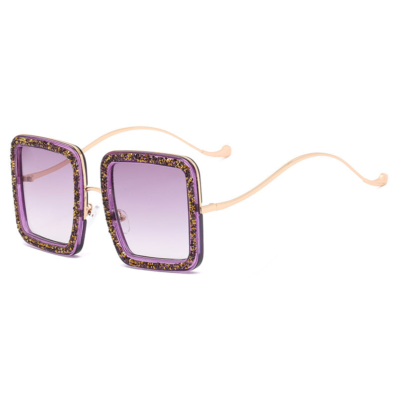 Women's glamorous sunglasses with sparkling crystal frame Stornfield