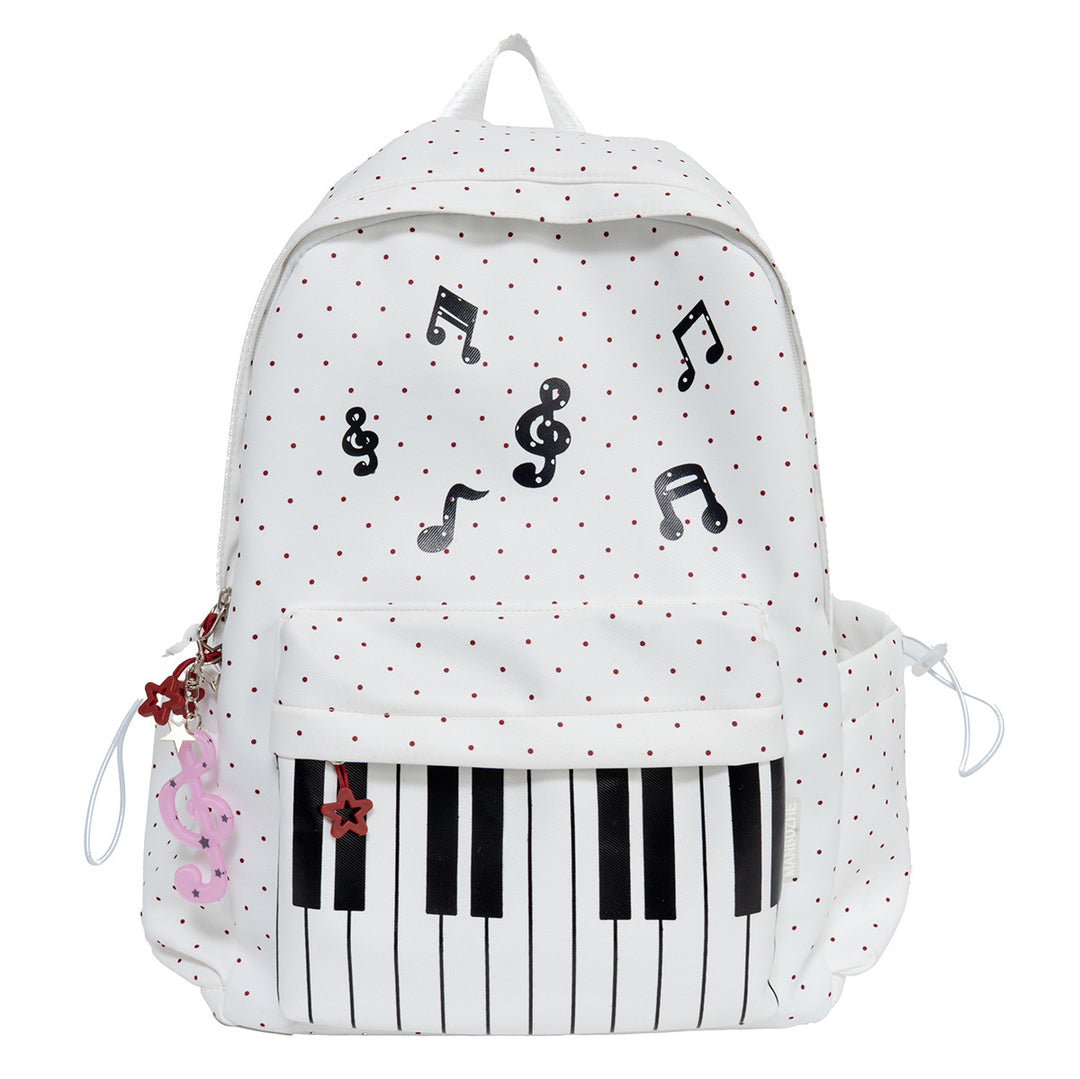 Musical-Themed Casual School Backpack Stornfield