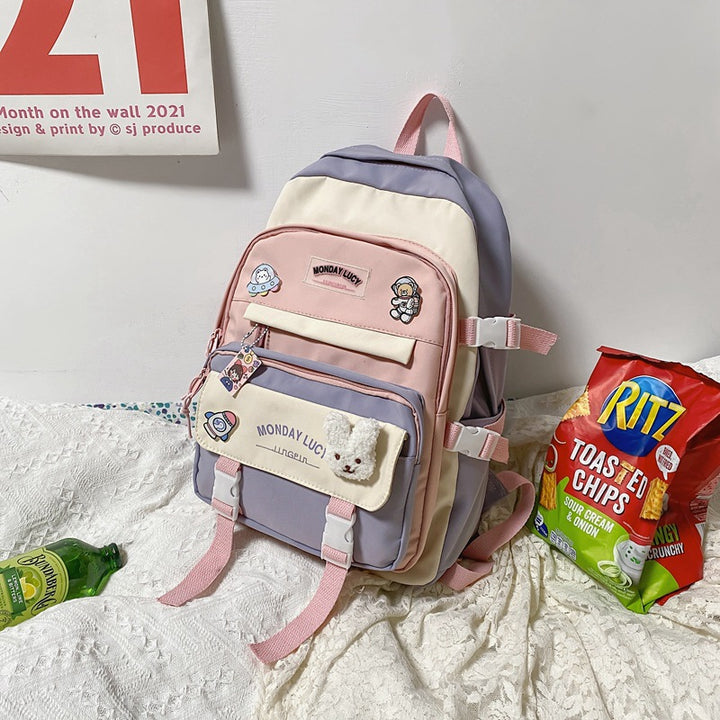 Playful Multi-Pocket Character Backpack Stornfield