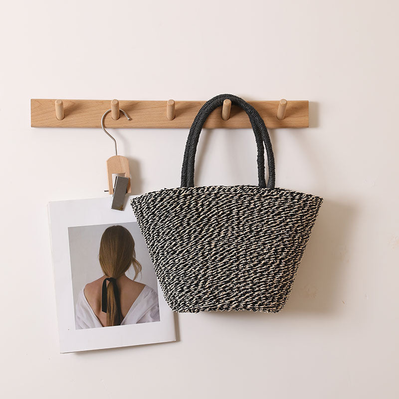 Handcrafted basket bag with sturdy handles Stornfield