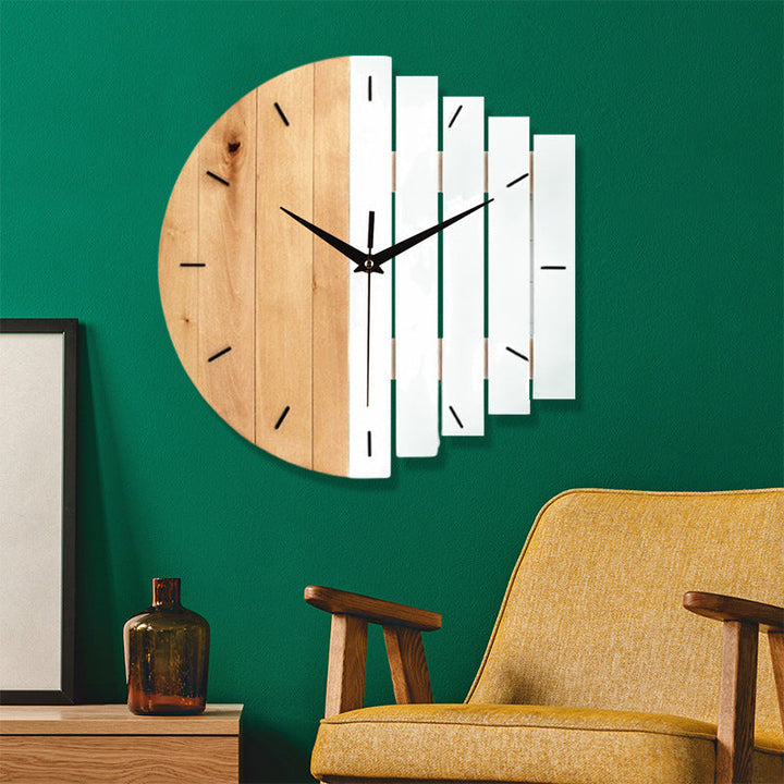 Stornfield | Unique Silent Wooden Analogue Wall Clock