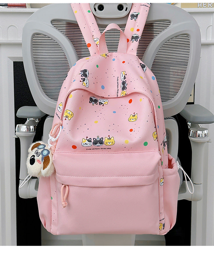 Backpack with Cute Cartoon Design and Practical Compartments Stornfield