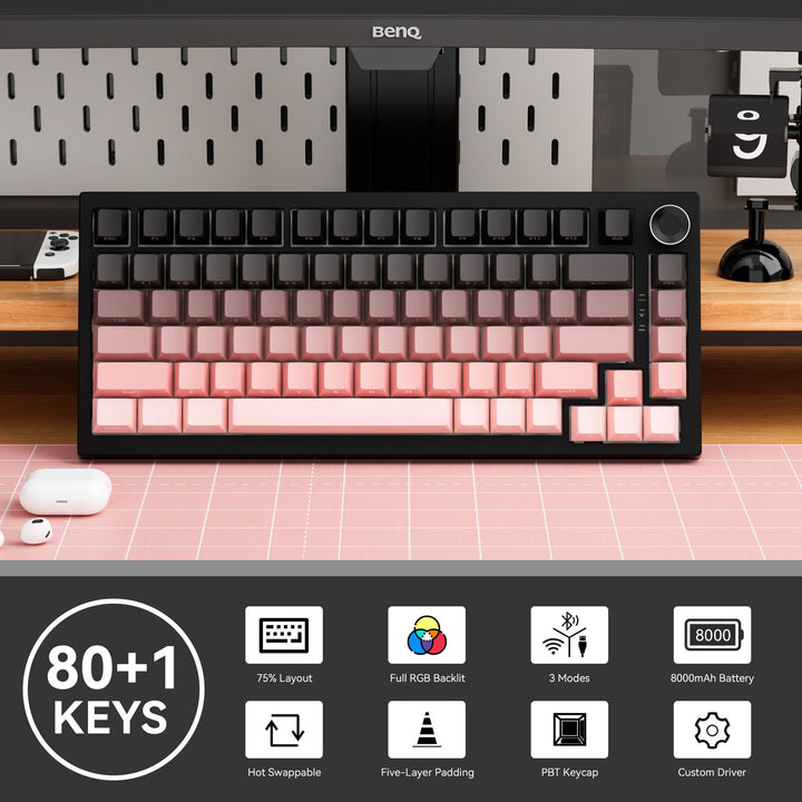 Mechanical Gaming Keyboard with Gasket Structure Stornfield