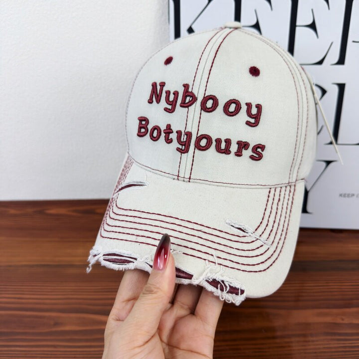 Women's Distressed Adjustable Baseball Cap Stornfield