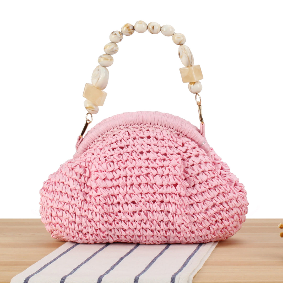 Handbag with innovative bead handle Stornfield