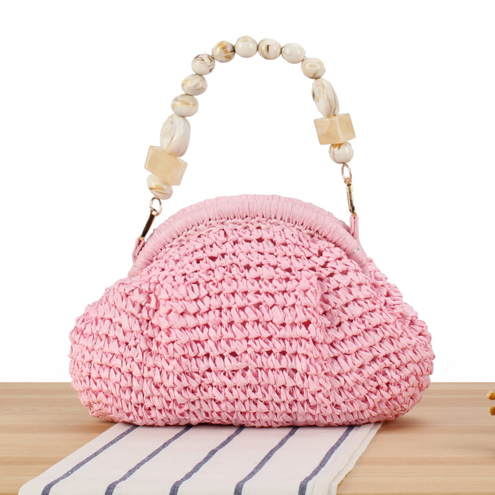 Handbag with innovative bead handle Stornfield