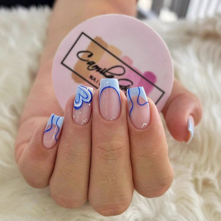 Nail art set with elegant designs and cheerful lines Stornfield